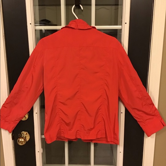 🧥 Ladies Orange Jacket Tan Jay Size 8 - Picture 5 of 5